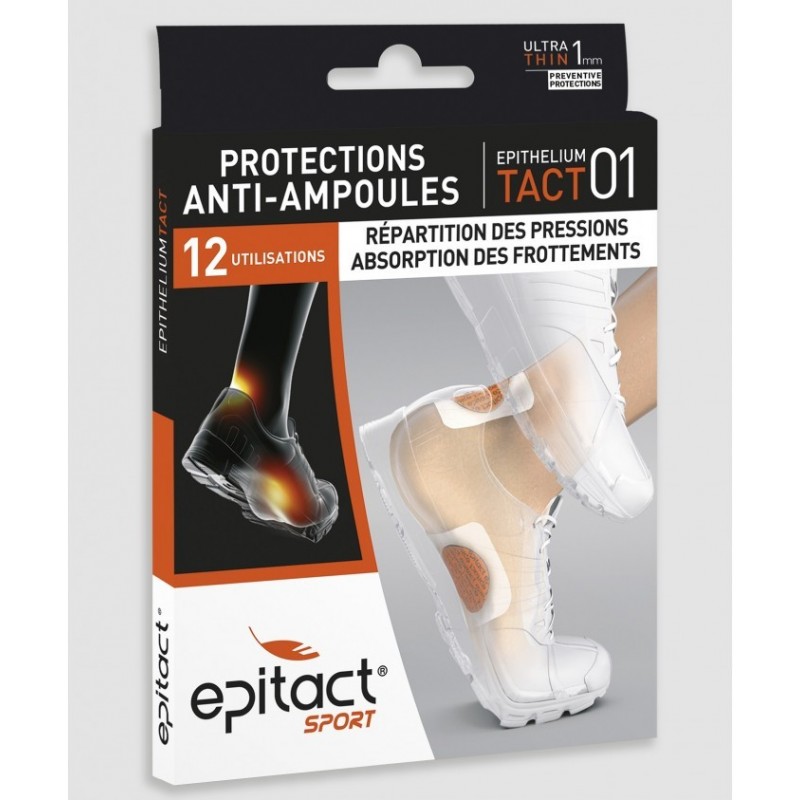 Protection réutilisable EPITHLIUMTACT 01 des ampoules du pied