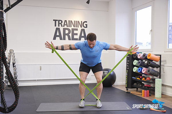 Les exercices avec l'élastique de musculation Loop Band BLACKROLL