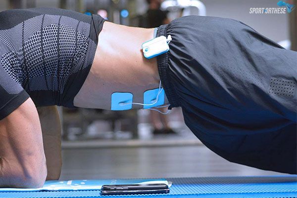 clip ceinture bluetens sur un sportif