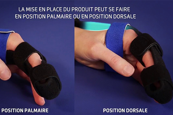 Attelle doigt Digistrap - Entorse - Luxation des phalanges - Doigts cassés