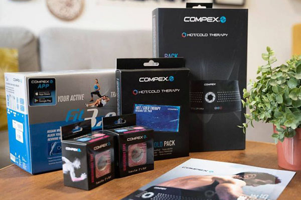 accessoires contenus dans le pack mal de dos compex