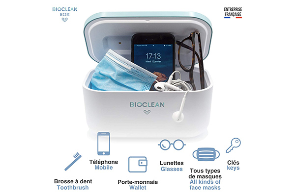 bioclean box sterilisateur uv 3 en 1