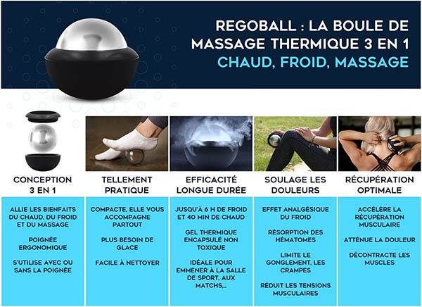 boule de massage froide utilite