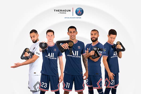 collection speciale theragun PSG