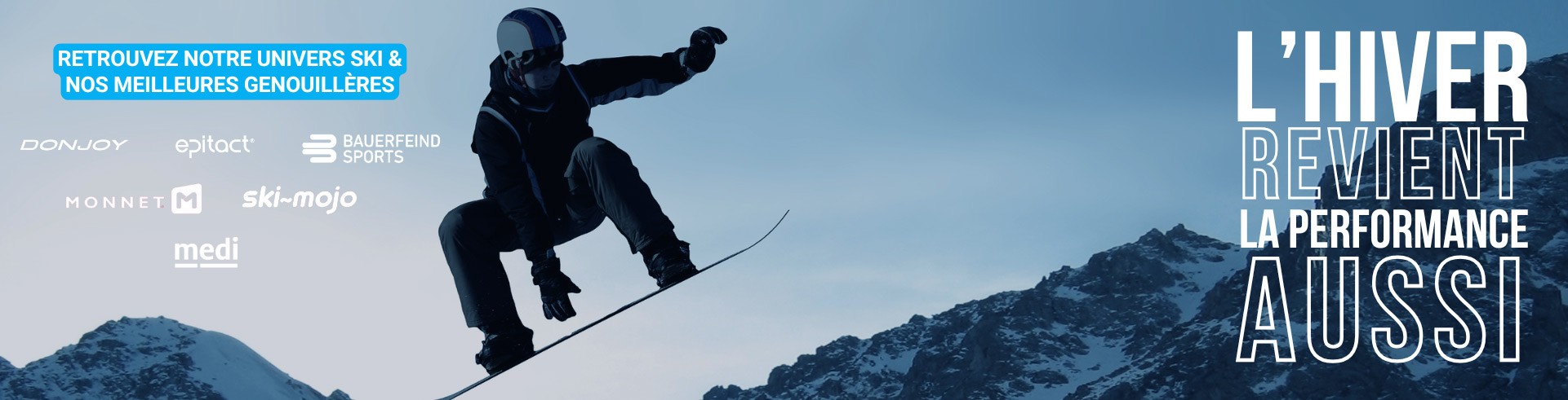 Retour de l'hiver ski snowboard