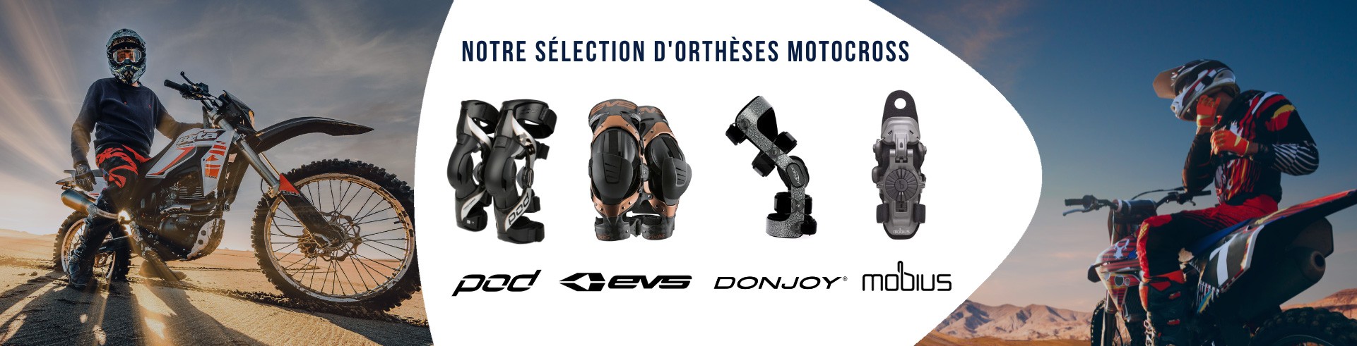 Orthèses motocross