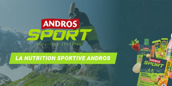 La nouvelle gamme de nutrition Andros Sport
